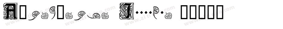 Augsburger Initials字体转换